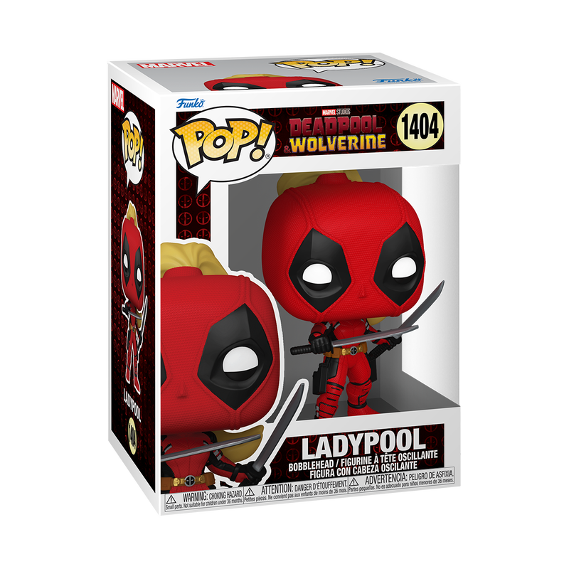Funko Pop! Marvel Deadpool Wolverine : Ladypool 1404 + Pop Protector