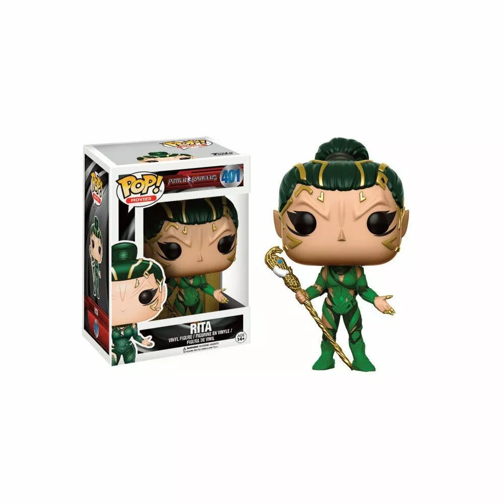 Funko Pop! Power Rangers Rita 401 + Free Protector (VAULTED)