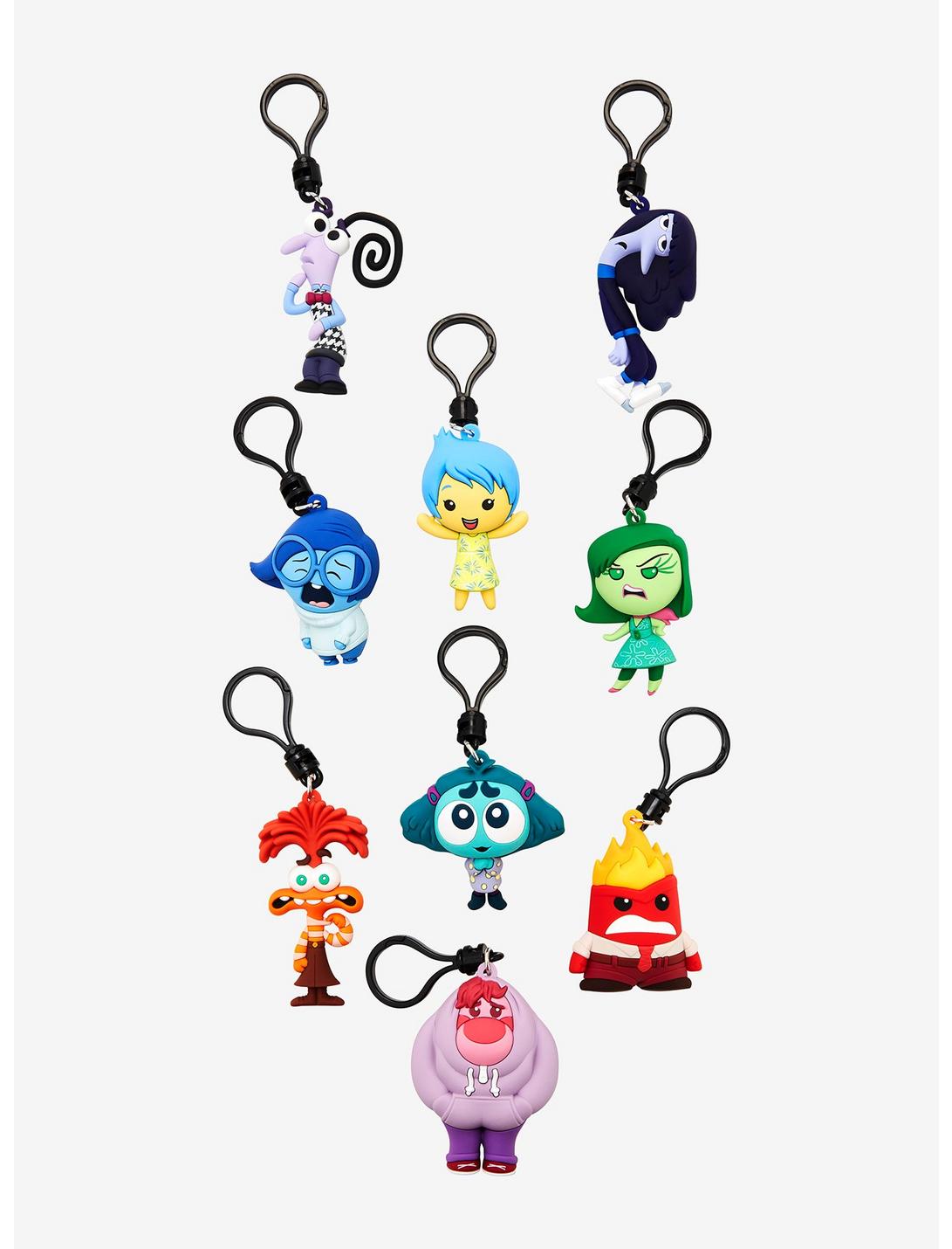 Disney Pixar Inside Pit 2 3D Foam Figural Bag Clip Keychain Mystery Blind Bag (One Variation Chosen at Random)