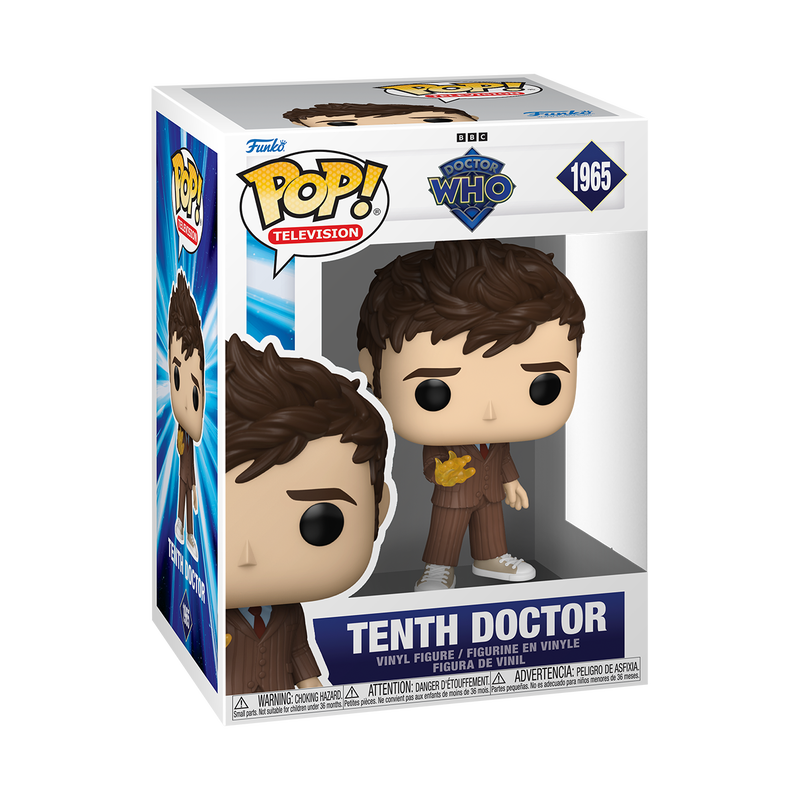 Funko Pop! Doctor Who - Tenth Doctor 1965 Figure + Pop Protector