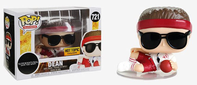 Funko Pop! Supernatural Join The Hunt : Dean 721 Hot Topic Exclusive + Pop Protector