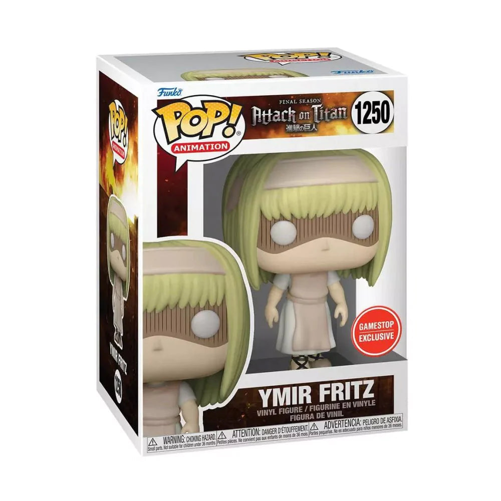 Funko Pop! Attack On Titan - Ymir Fritz 1250 GameStop Exclusive + Pop Protector