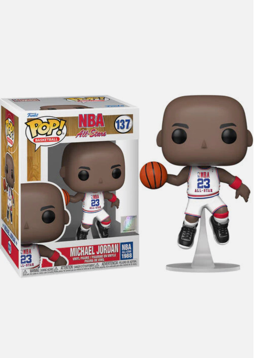 Funko Pop! Basketball NBA All-Star 1988 Michael Jordan 137 + Free Protector