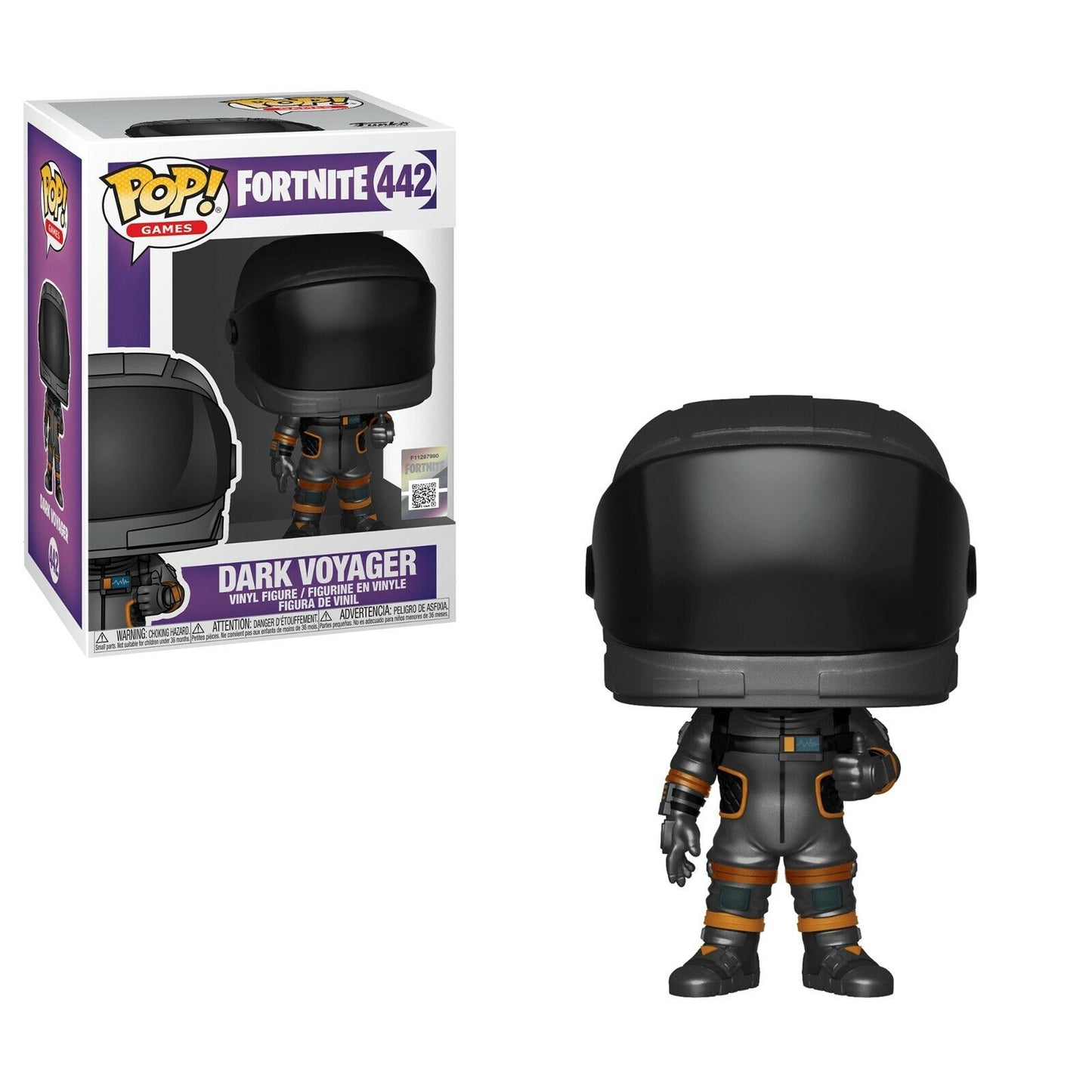 Funko Pop! Fortnite : Dark Voyager 442 (VAULTED) + Pop Protector