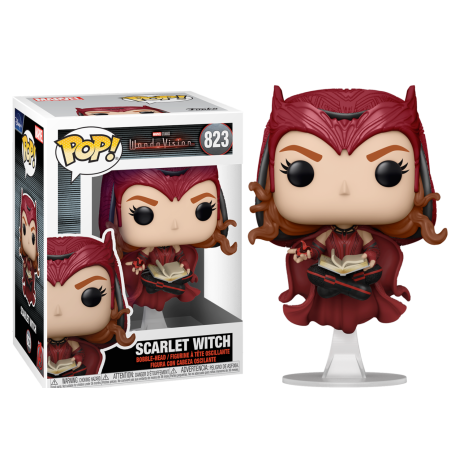Funko Pop! Marvel WandaVision Scarlet Witch 823 + Pop Protector