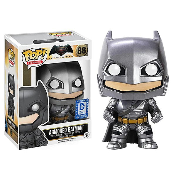 Funko Pop! Batman v Superman : Armored Batman 88 Legion of Collectors Exclusive + Pop Protector