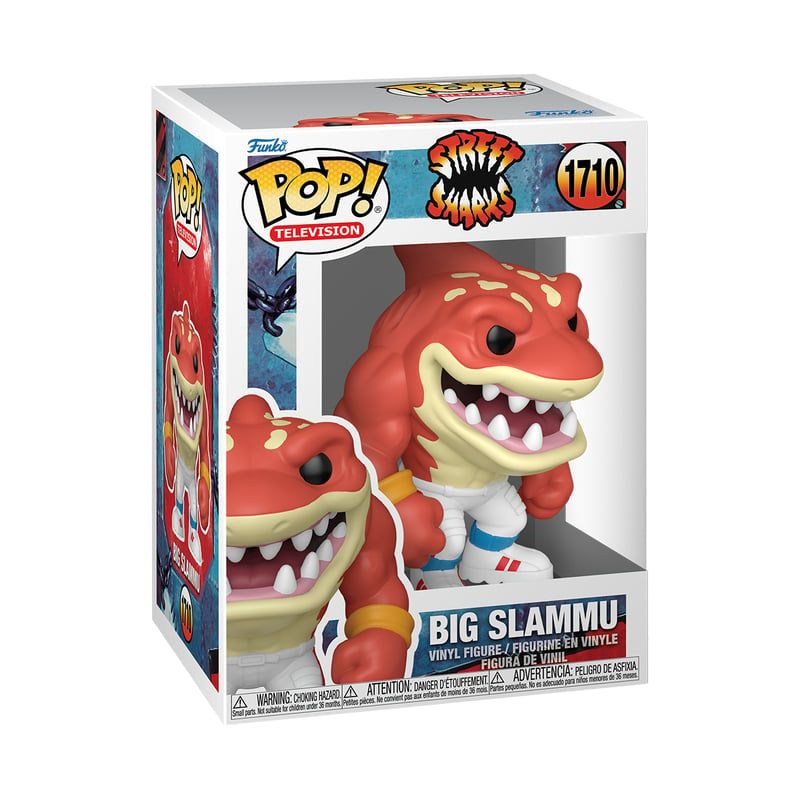 Funko Pop! Street Sharks - Big Slammu 1710 + Pop Protector