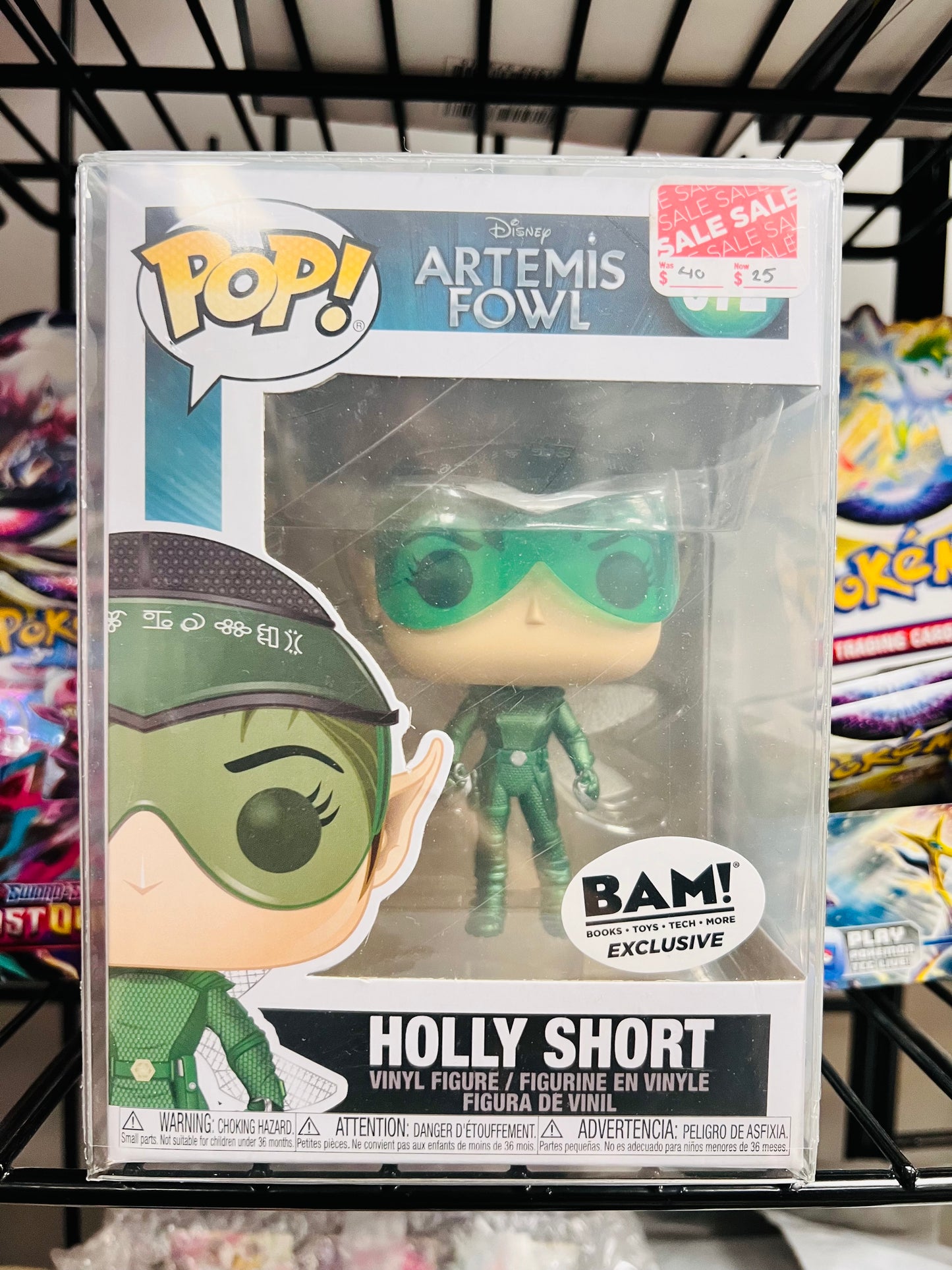 Funko Pop! Disney Artemis Fowl Holly Short 572 BAM Exclusive + Free Protector