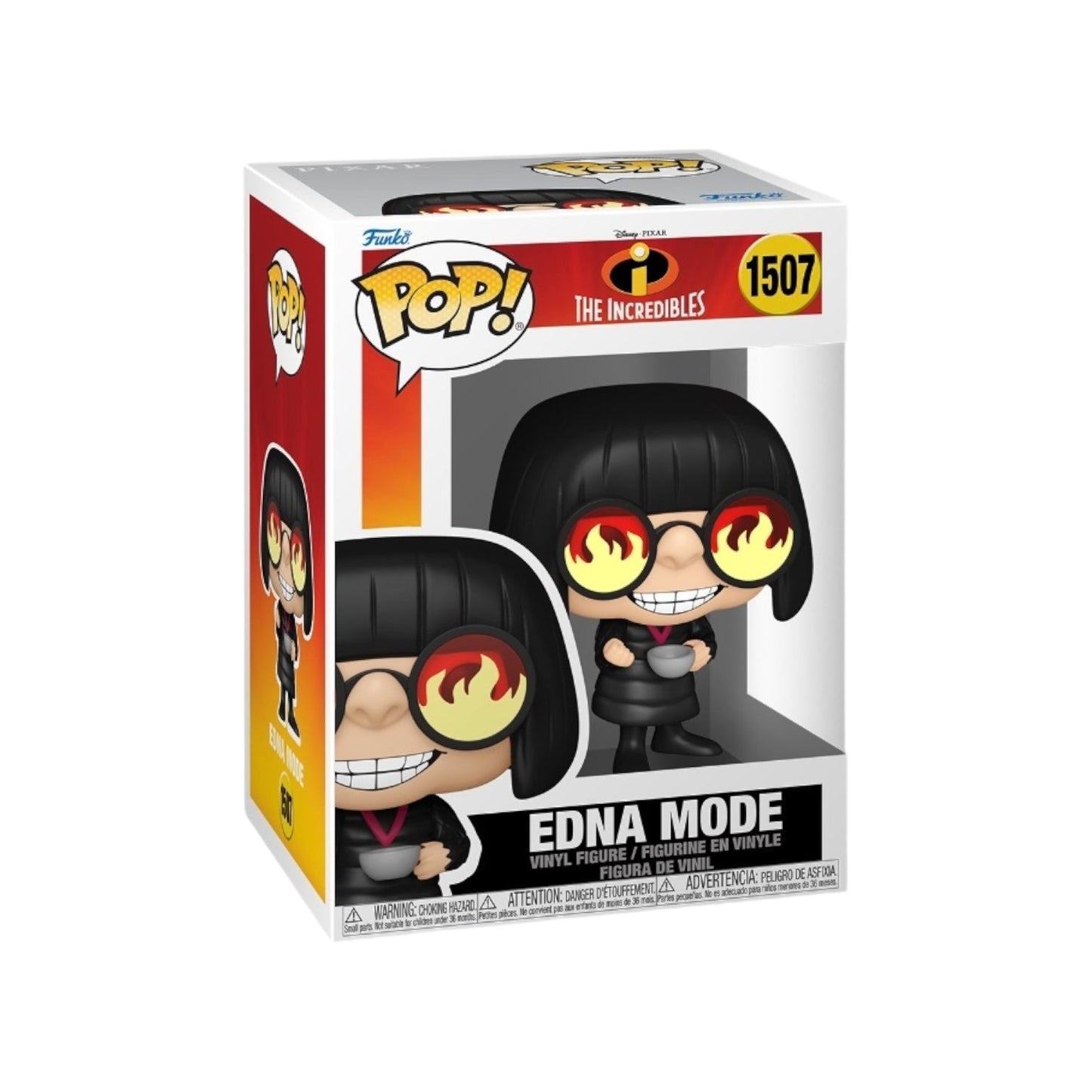 Funko Pop! Disney Pixar The Incredibles - Edna Mode 1507 + Free Protector