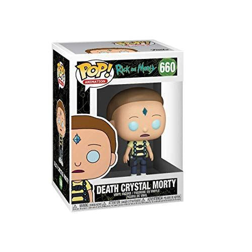Funko Pop! Rick and Morty : Death Crystal Morty 660 (VAULTED) + Pop Protector