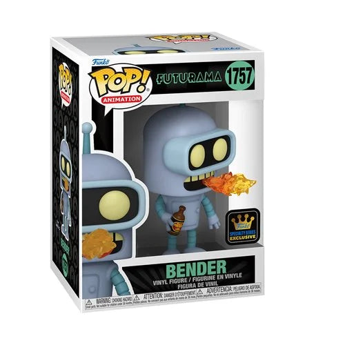 Futurama Bender Funko Pop! Vinyl Figure #1757 - Specialty Series + Pop Protector