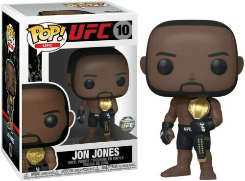 Funko Pop! UFC Jon Jones 10 (VAULTED) + Pop Protector