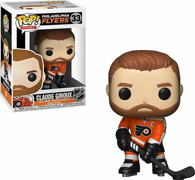 Funko Pop! NHL Philadelphia Flyers - Claude Giroux 33 Figure + Pop Protector (Box Damage)