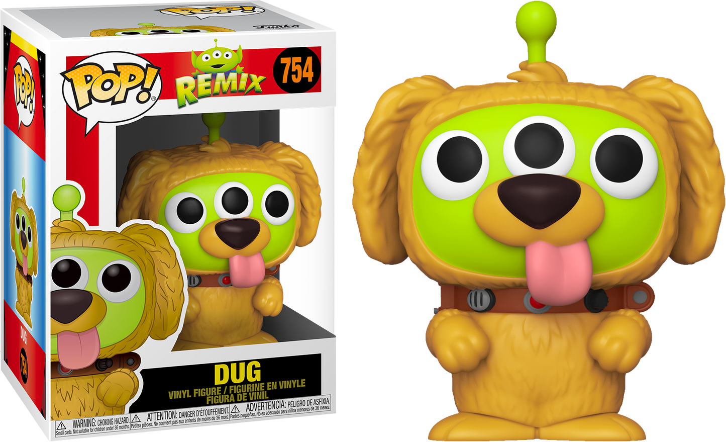 Funko Pop! Alien Remix Dug 754 + Pop Protector
