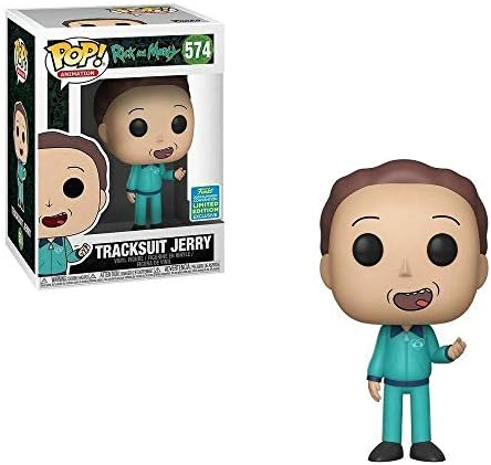 574 Funko Pop!: Rick & Morty - Tracksuit Jerry 2019 summer convention limited edition exclusive + Protector