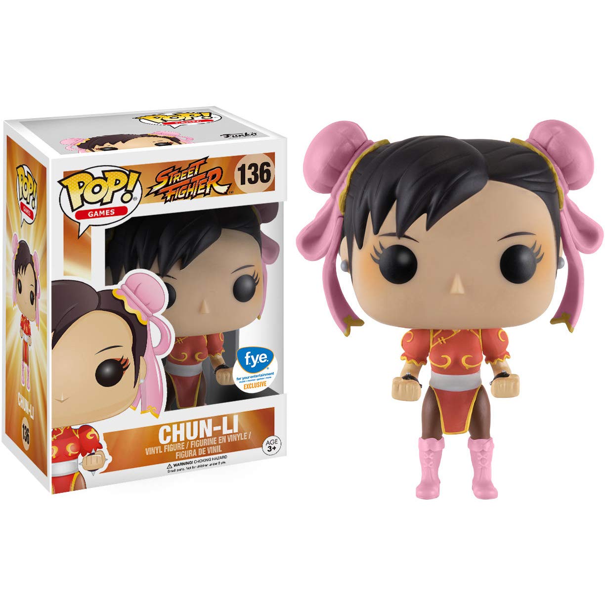 Funko Pop! Street Fighter Chun-Li 136 FYE Exclusive (VAULTED) + Free Protector