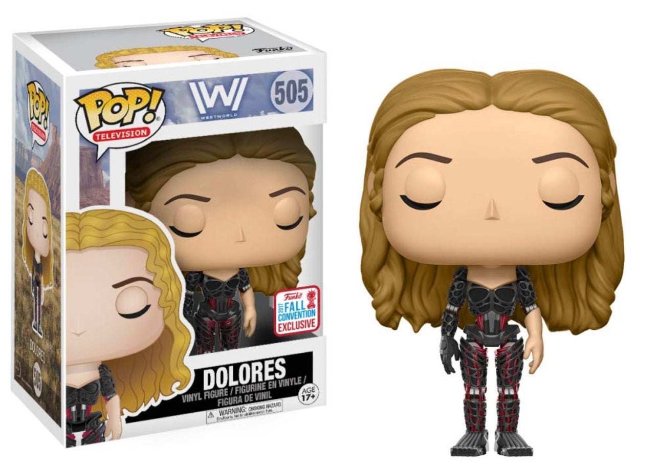 Funko Pop! Westworld Dolores 505 Funko 2017 Fall Convention Exclusive + Free Protector (VAULTED)