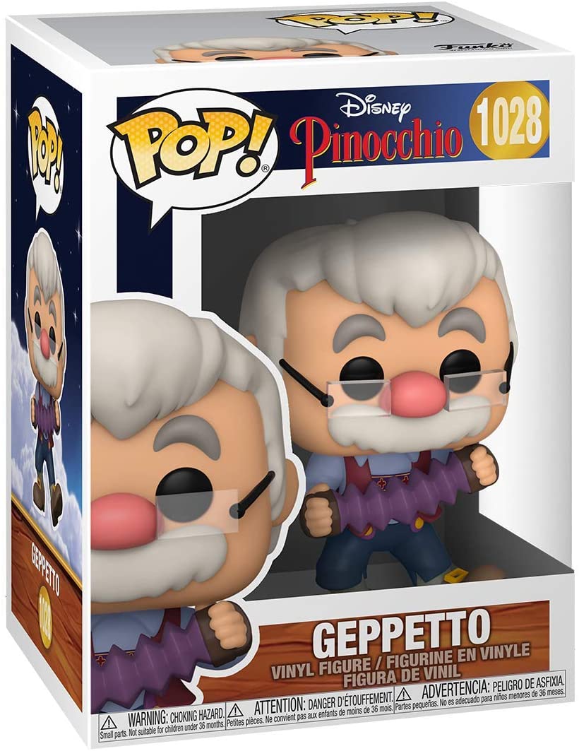 Funko Pop! Disney Pinocchio - Geppetto 1028 + Free Protector