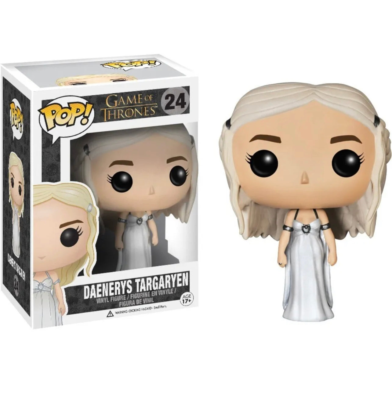 Funko Pop! Game of Thrones Daenerys Targaryen 24 (wedding dress) + Free Protector (VAULTED) (slight box ware)