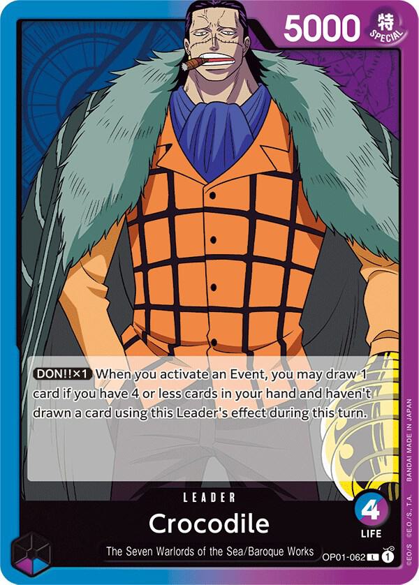One Piece TCG - Crocodile (062) - Romance Dawn (OP01)