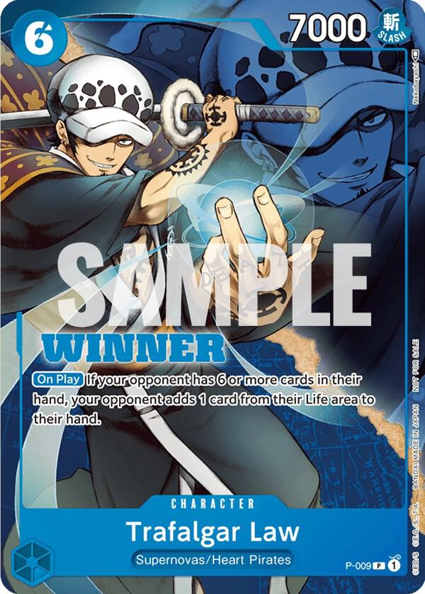 One Piece TCG! Trafalgar Law - P-009 (Winner Pack Vol. 1) - One Piece Promotion Cards (OP-PR)