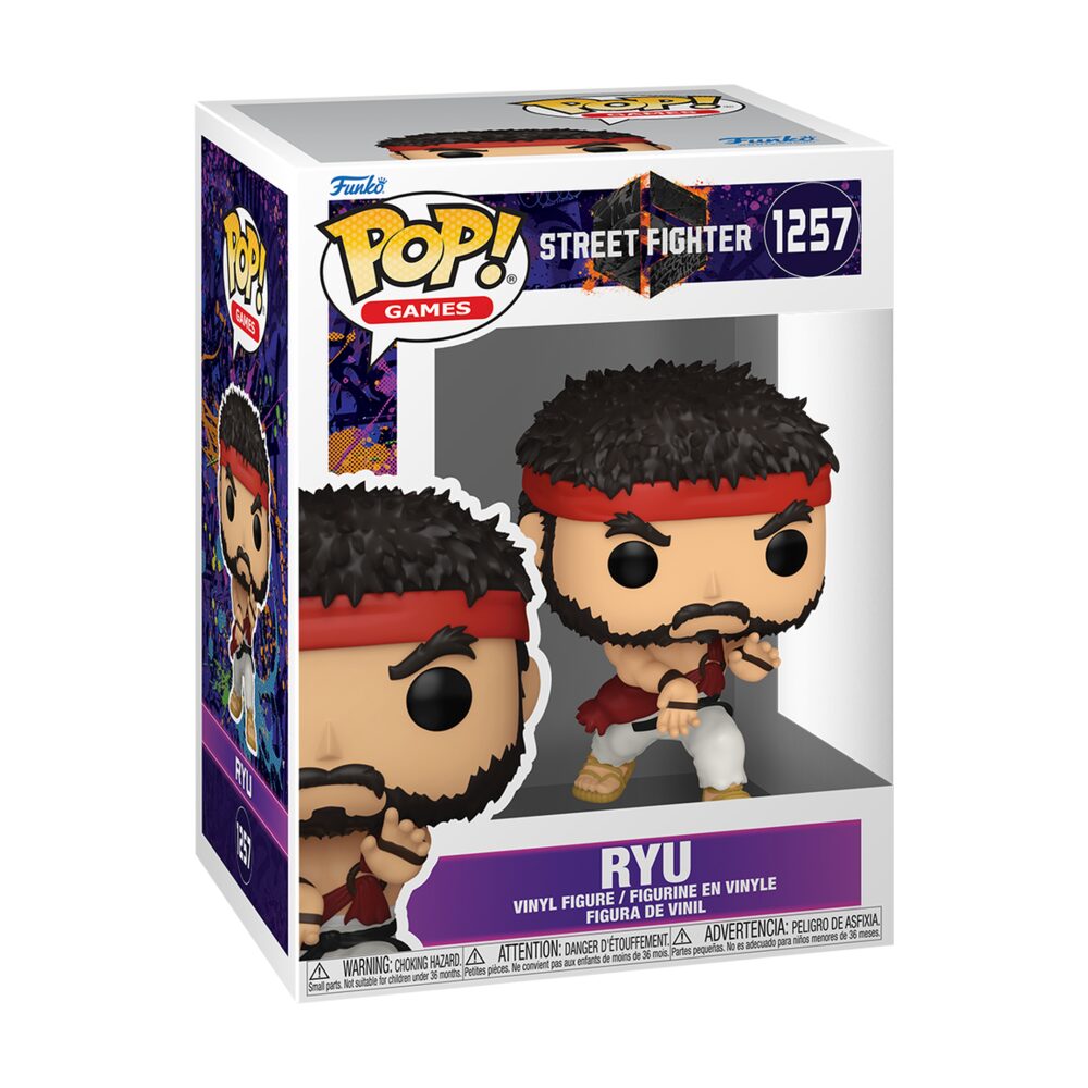 Funko Pop! Street Fighter - Ryu 1257 Figure + Pop Protector