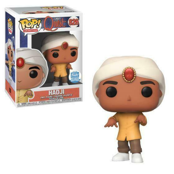 Funko Pop! Johnny Quest - Hadji 826 Funko Shop Exclusive (VAULTED) + Free Protector
