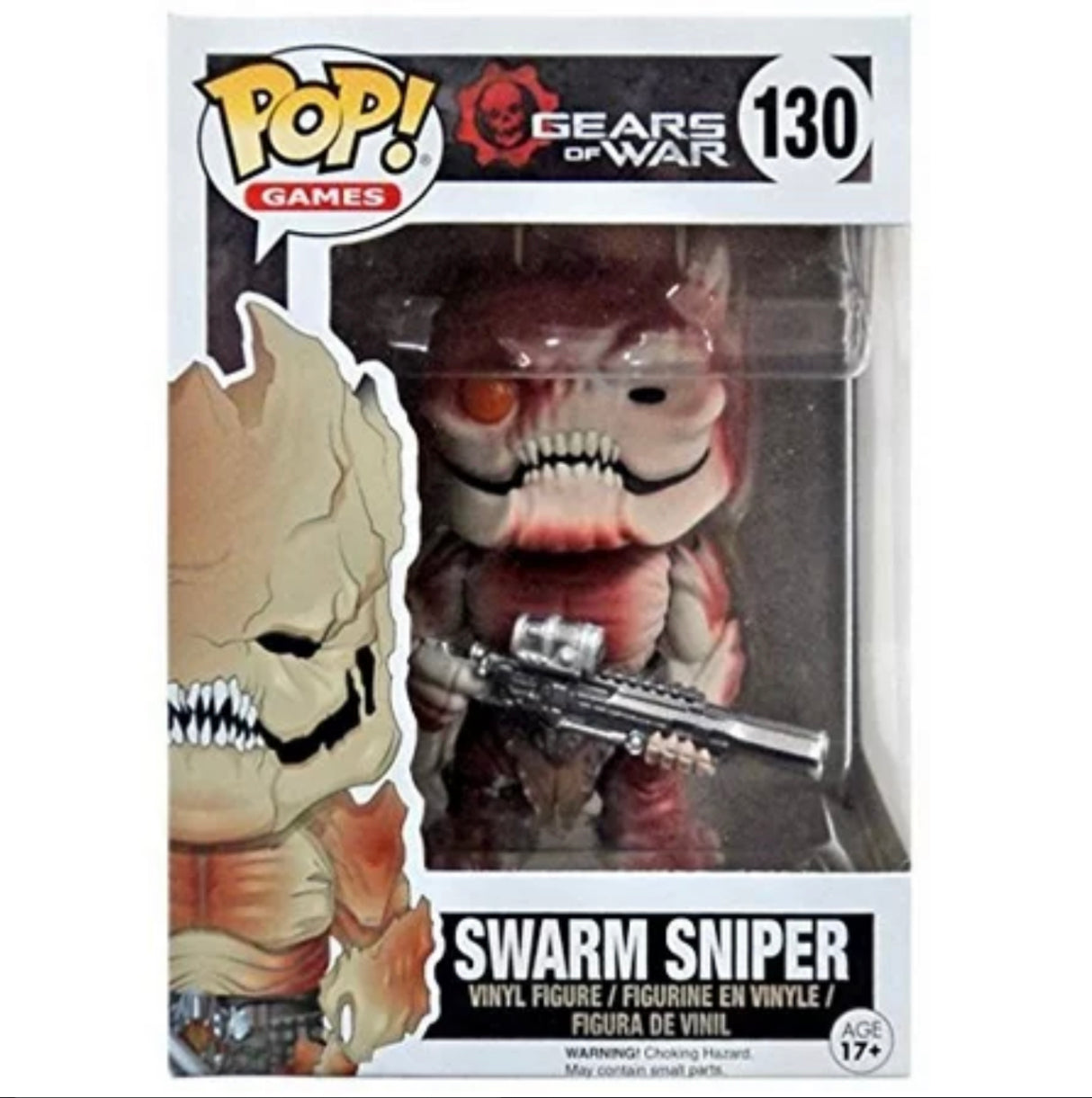 Funko Pop! Gear of War - Swarm Sniper 130 + Free Protector (box ware) (VAULTED)