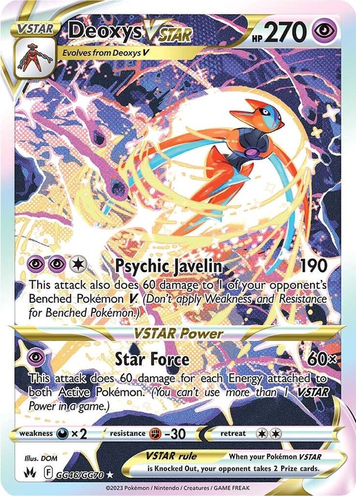 Pokemon TCG! Deoxys VSTAR - Crown Zenith: Galarian Gallery (CRZ:GG)