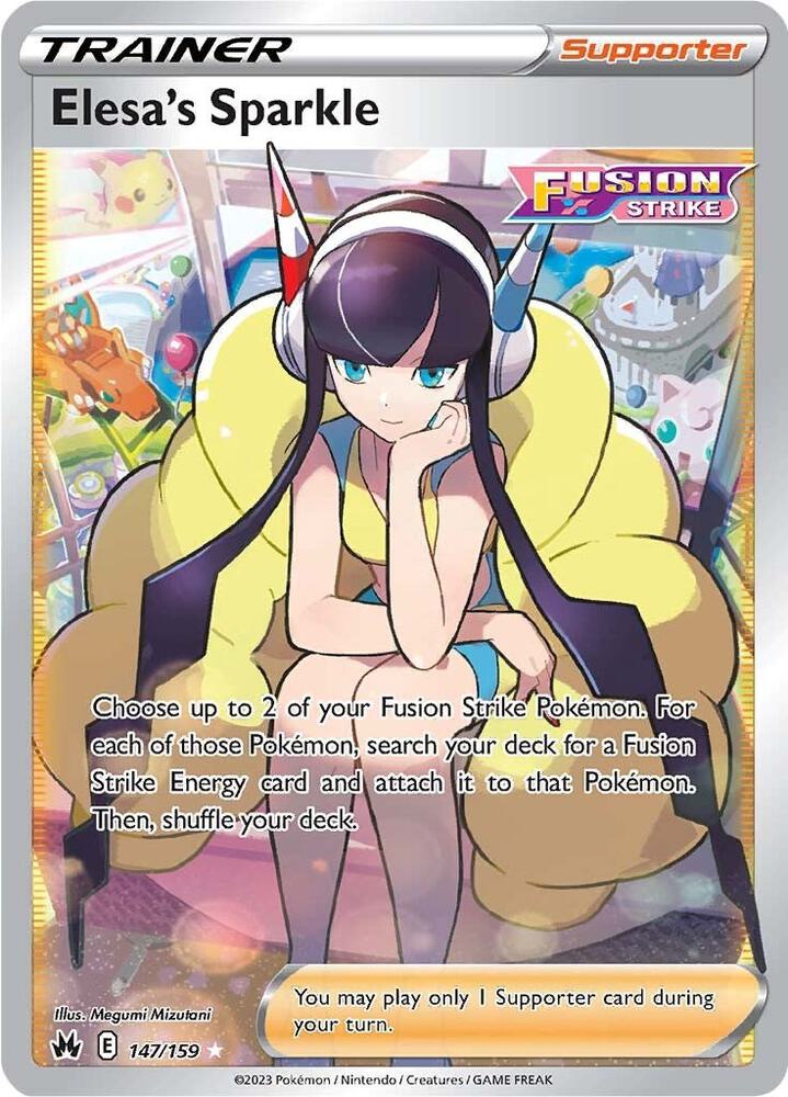 Pokemon TCG - Elesa's Sparkle (Full Art) - Crown Zenith (CRZ)