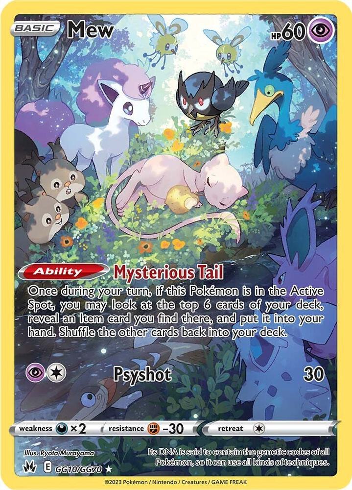 Pokemon TCG! Mew - Crown Zenith: Galarian Gallery (CRZ:GG)