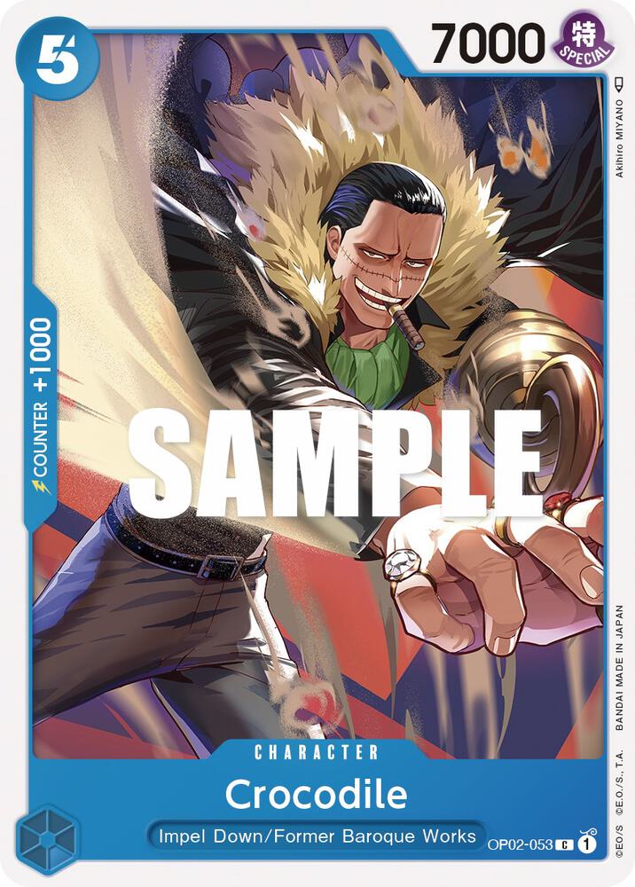 One Piece TCG - Crocodile - Paramount War (OP02)