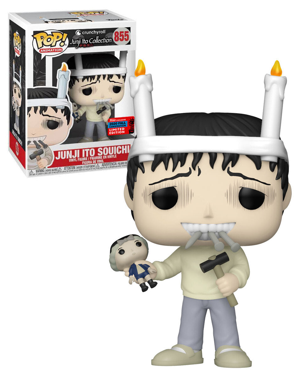 Funko Pop! Crunchyroll Junji Ito Souichi 855 Funko 2020 Fall Convention Exclusive Figure + Pop Protector