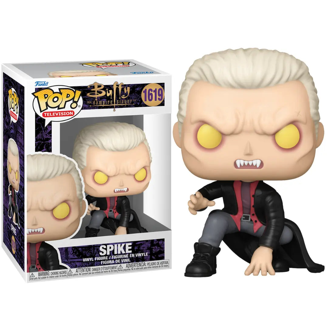 Buffy the Vampire Slayer Spike (Vampire) Funko Pop! Vinyl Figure #1619 + Free Protector