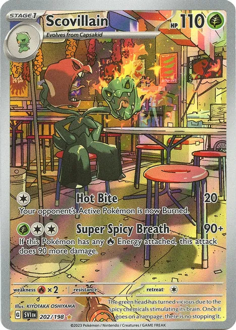 Pokemon TGC! Scovillain - 202/198 - SV01: Scarlet & Violet Base Set (NM)