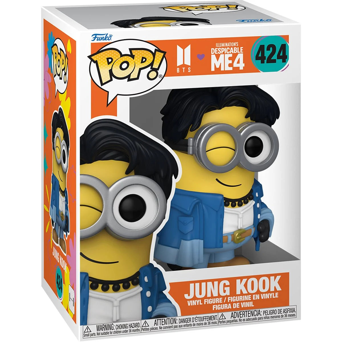 Funko Pop! Despicable Me 4 Minion x K-pop BTS Jung Kook #424 + Free Protector