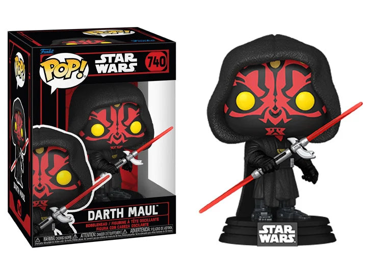 Funko Pop! Star Wars - Darth Maul 740 + Free Protector