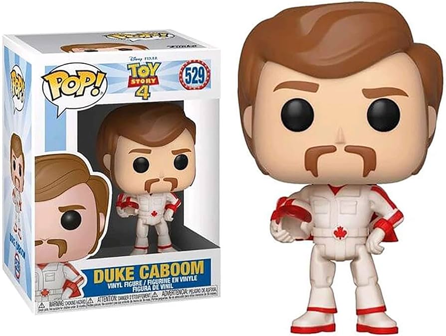 Funko Pop! Disney Pixar Toy Story 4 - Duke Caboom 529 (VAULTED) + Free Protector
