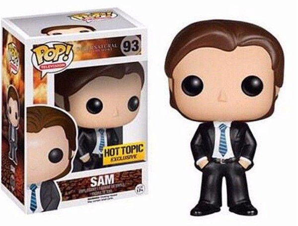 Funko Pop! Supernatural Join The Hunt Sam Hot Topic Exclusive 93 + Free Protector (VAULTED)