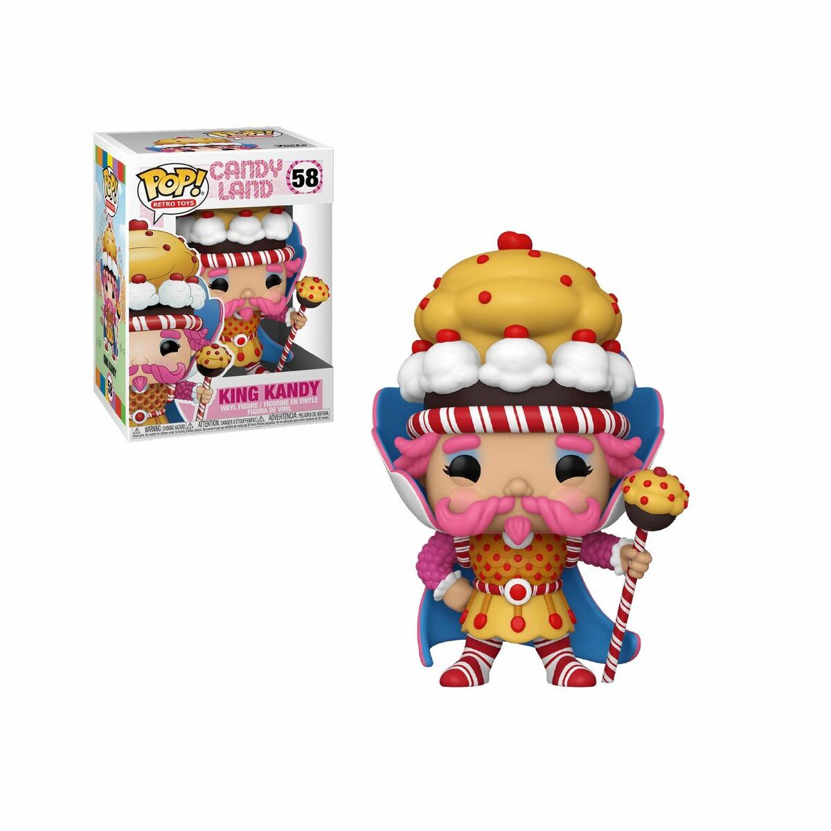 Funko Pop! Candy Land : King Kandy 58 + Pop Protector