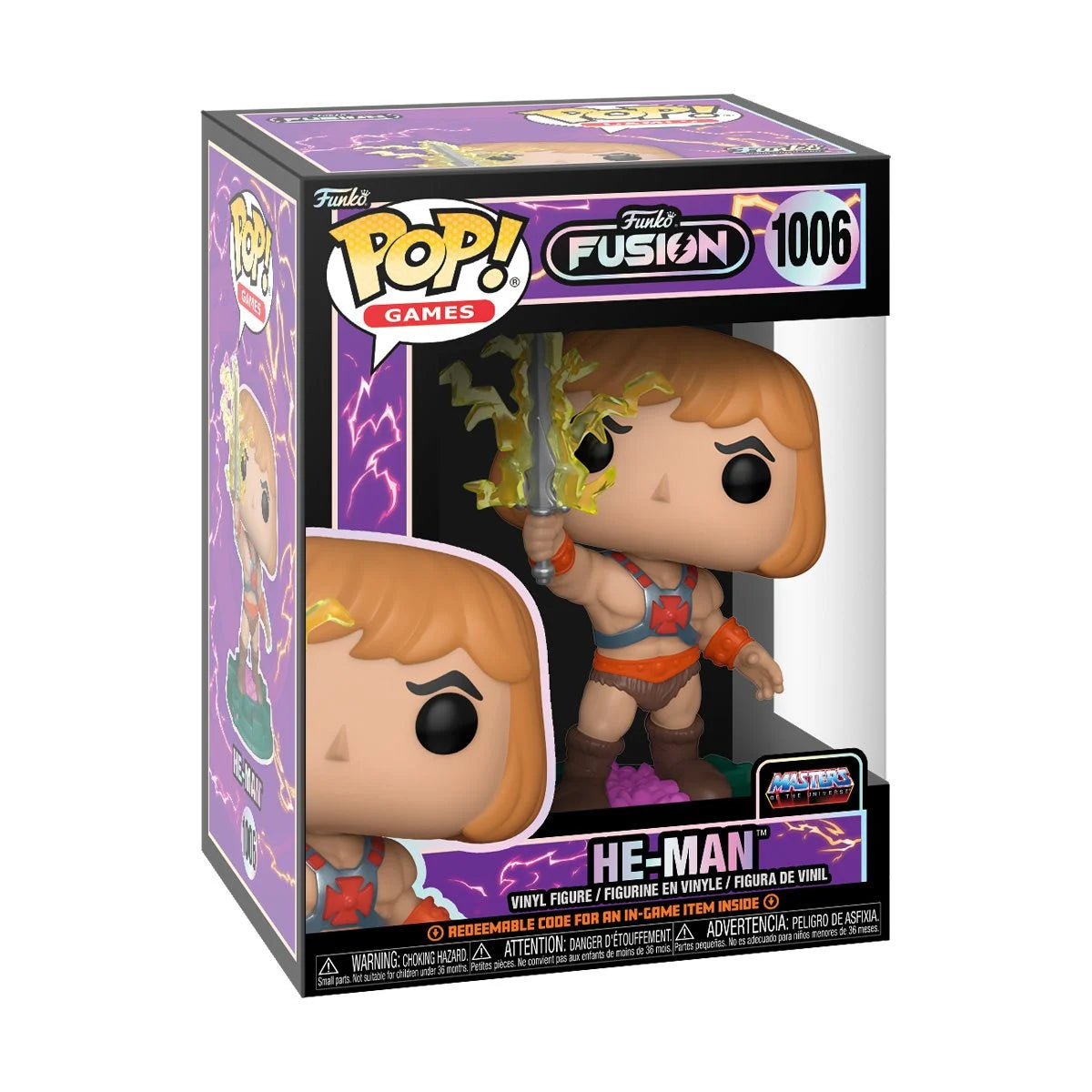 Funko Pop! Funko Fusion - Masters of the Universe: He-Man 1006 + Free Protector