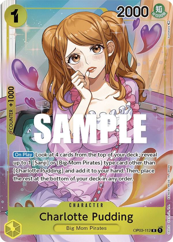 One Piece TCG! Charlotte Pudding (Alternate Art) - Pillars of Strength (OP03)