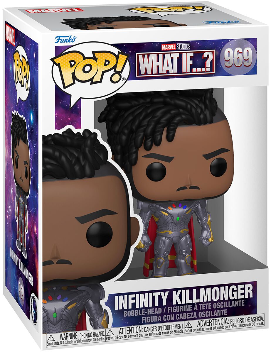 Funko POP! What If..? - Infinity Killmonger #969 + Protector!