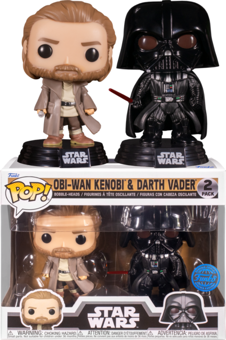Funko Pop! Star Wars Obi-Wan Kenobi & Darth Vader Funko Special Edition 2 Pack