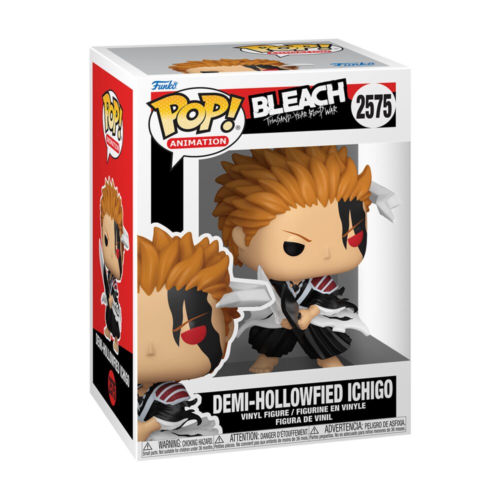 Funko Pop! Bleach Thousand-Year Blood War - Demi-Hollowfied Ichigo 2575 Figure + Pop Protector