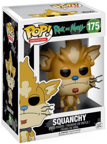 Funko Pop! Rick and Morty Squanchy 175 (VAULTED) + Free Protector