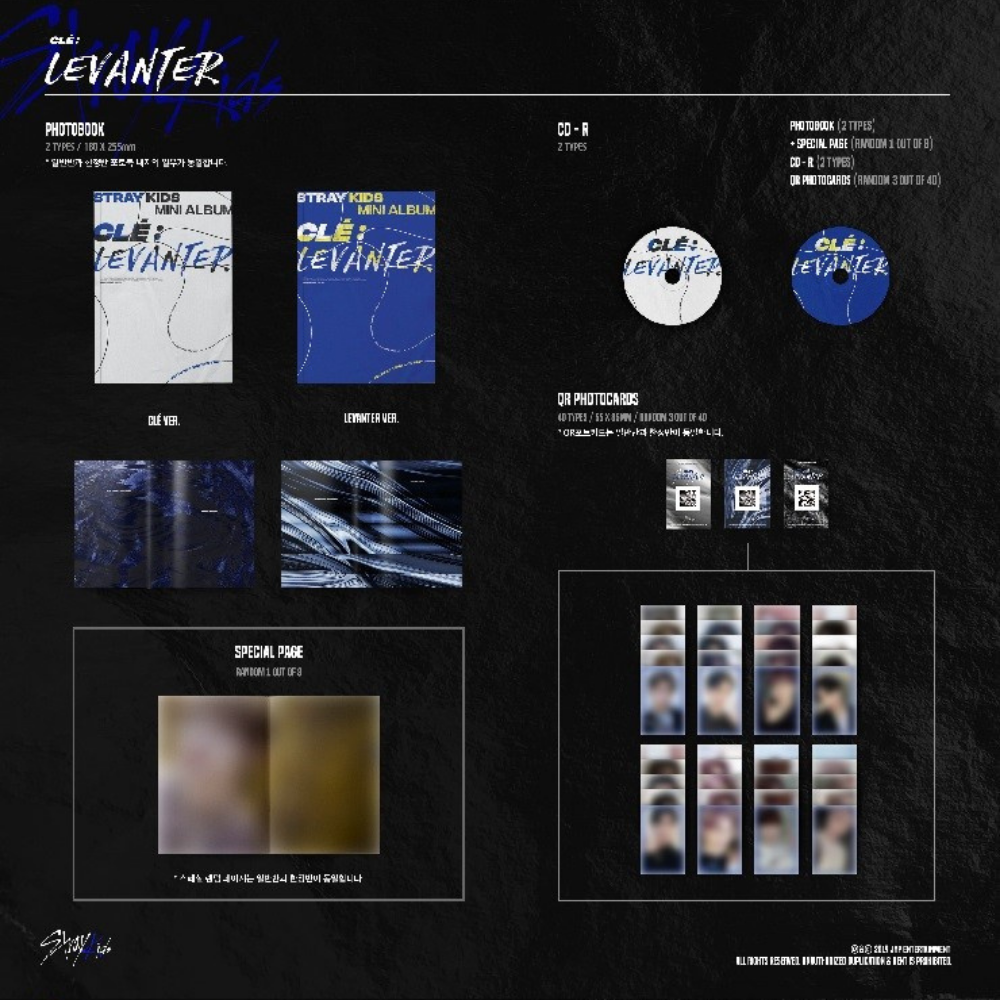 K-POP STRAY KIDS - CLE : LEVANTER (MINI ALBUM) (2 VERSIONS)