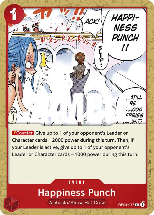 One Piece TCG - Happiness Punch - Kingdoms of Intrigue (OP04)