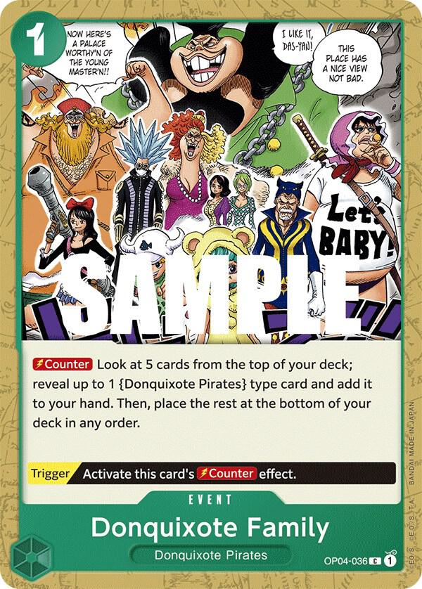 One Piece TCG - Donquixote Family - Kingdoms of Intrigue (OP04)