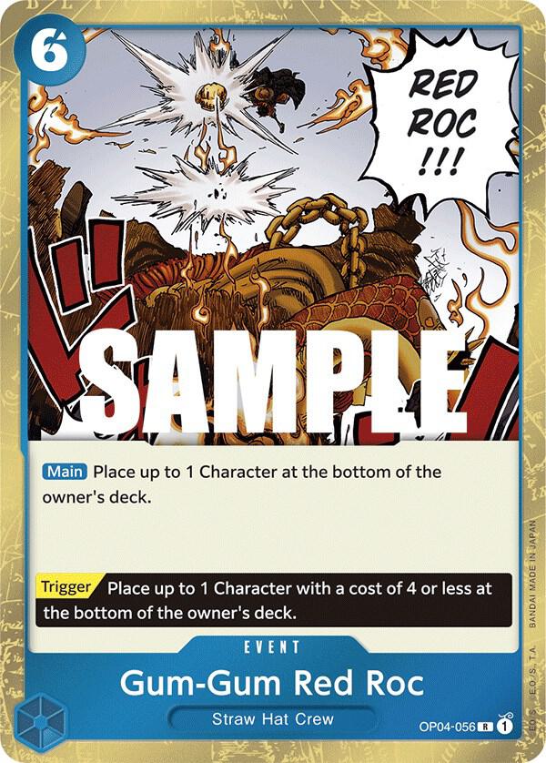 One Piece TCG - Gum-Gum Red Roc - Kingdoms of Intrigue (OP04)